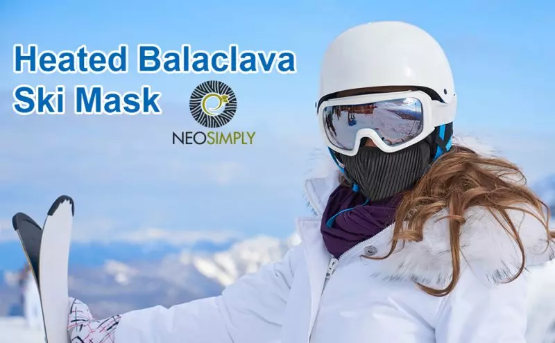 Cagula incalzita cu baterie, masca de...