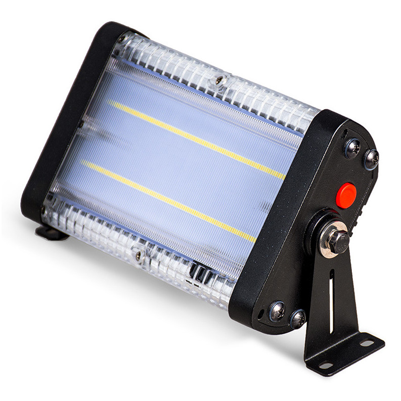 Lampa Solara De Exterior LED, 3000 Lumens, Echivalent 300W incandescent, 30 led-uri, IP65, cu 3 moduri smart de operare, telecomanda si panou solar detasat prin cablu (4m), Dual Color Temp 3000 K & 5700 K - foto 3
