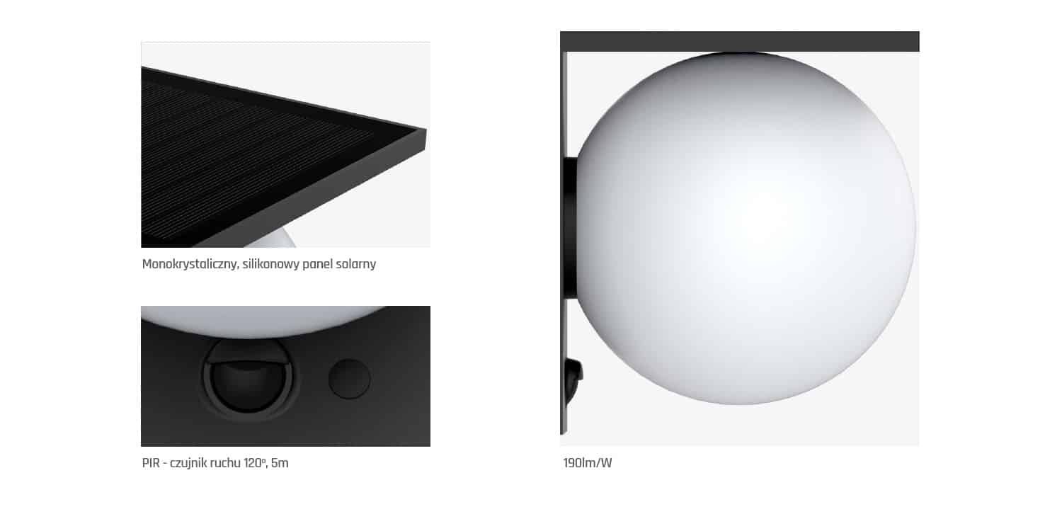 Lampa Solara LED Portabila de Exterior, Ball ⚽ Camping, 1000 lumeni, Unghi 120grade, 4 Moduri de utilizare, cu senzor de miscare si de luminozitate, Black - foto 11