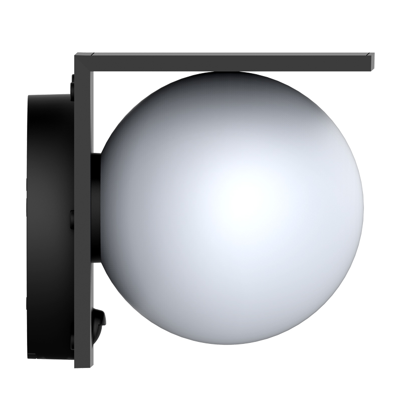 Lampa Solara LED Portabila de Exterior, Ball ⚽ Camping, 1000 lumeni, Unghi 120grade, 4 Moduri de utilizare, cu senzor de miscare si de luminozitate, Black - foto 6