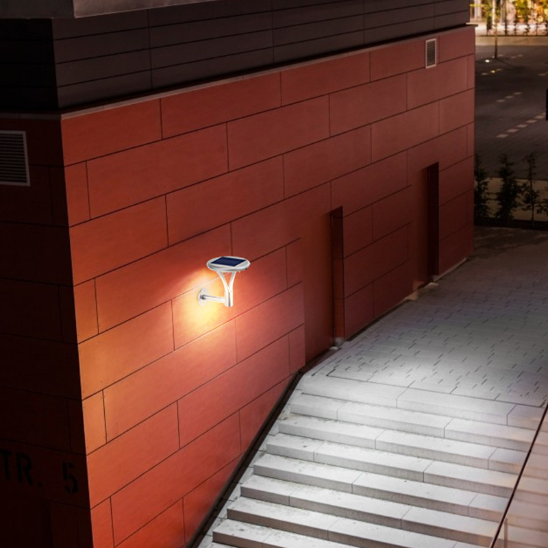 Lampa Solara LED Portabila de Exterior, Camping, 2000 lumeni, 3 Moduri de utilizare, cu senzori de luminozitate si miscare, Grey - foto 10