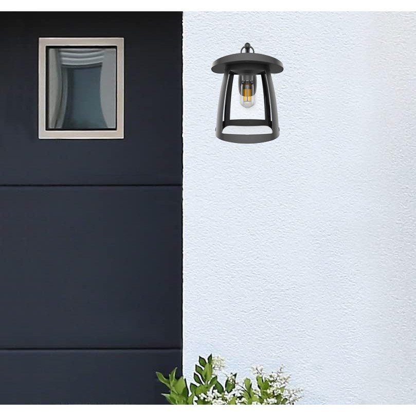 Lampa Solara LED Portabila de Exterior pentru curte, gradina, terasa, Camping, 350 lumeni, 4 Moduri de utilizare, Black - foto 2