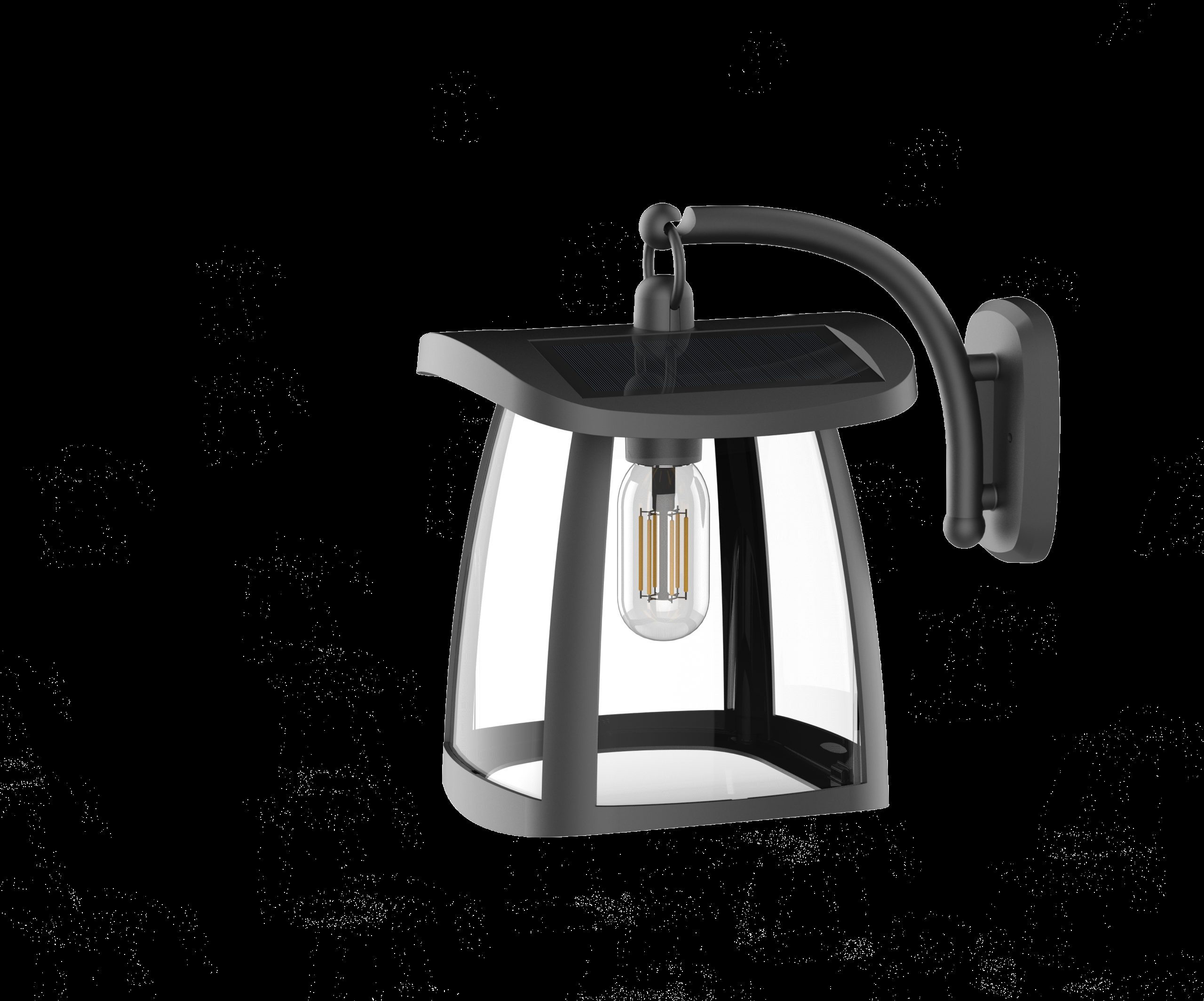 Lampa Solara LED Portabila de Exterior pentru curte, gradina, terasa, Camping, 350 lumeni, 4 Moduri de utilizare, Black - foto 7