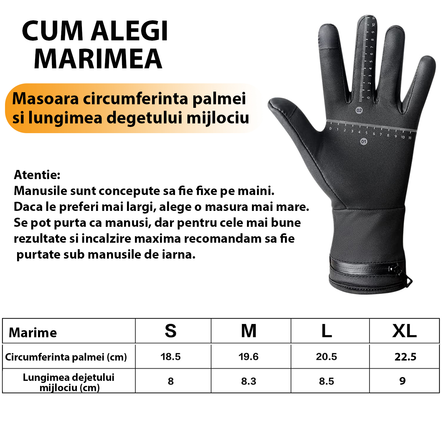 Manusi cu incalzire, baterii de 7.2 V, ideale pentru ski, hiking, bicicleta purtate ca undergloves sub manusile de iarna, marime XL - foto 6