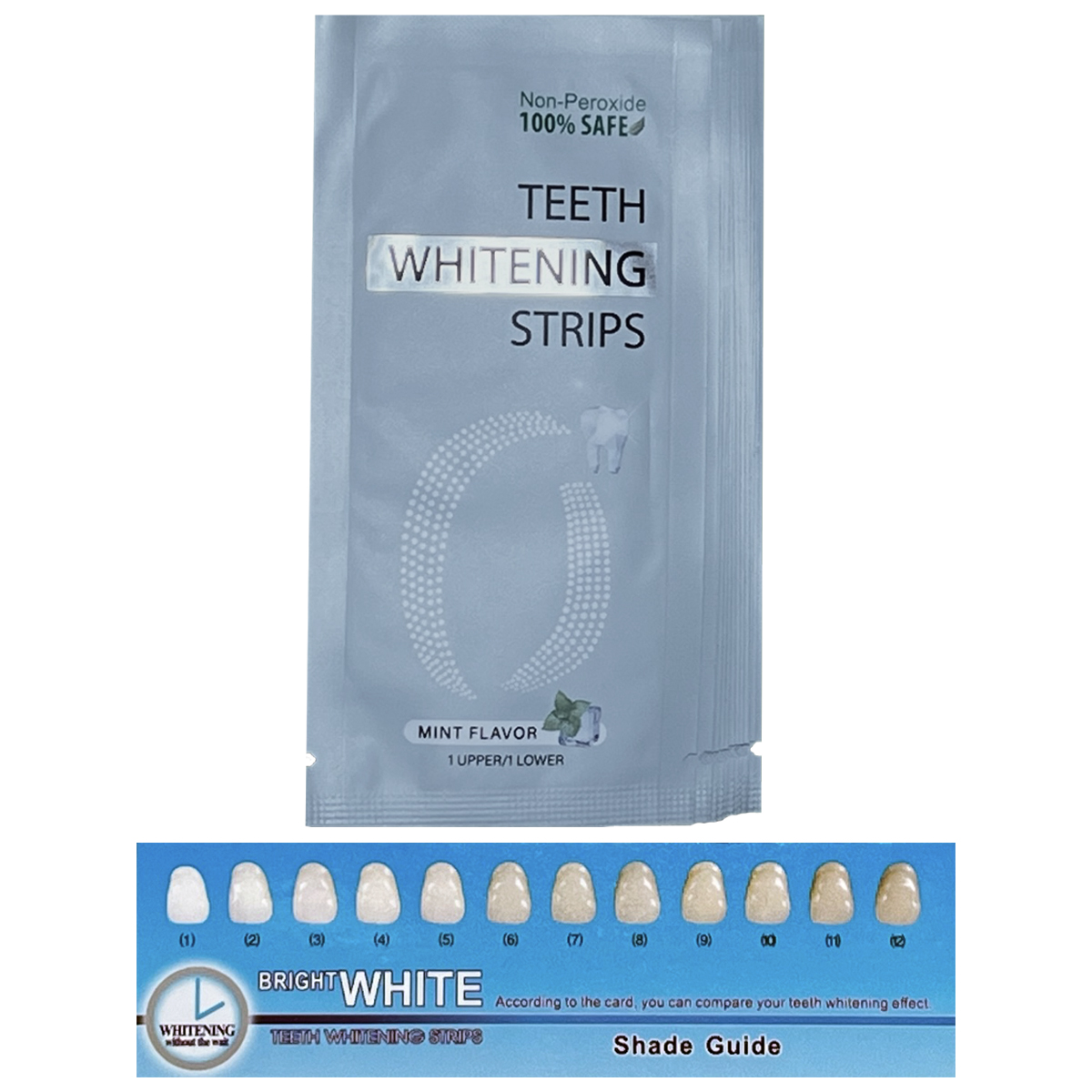 Set Benzi pentru albirea dintilor, Fara peroxid, 14 plicuri, 28 strips 65 g - foto 6