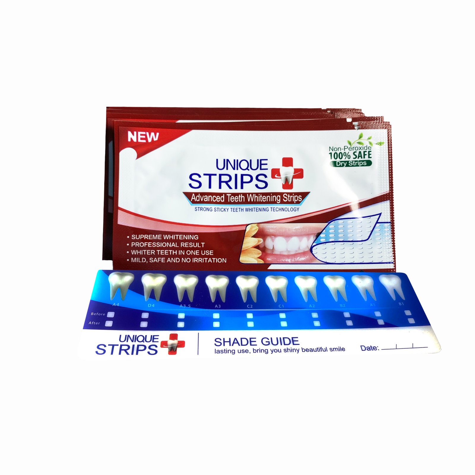 Set Benzi pentru albirea dintilor, Fara peroxid, 14 plicuri, 65 g - foto 2