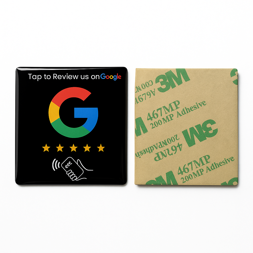 Sticker Google Review Epoxy : Smart Tap NFC pentru recenzii instantanee - foto 7